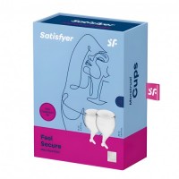 Набор менструальных чаш Satisfyer Feel Secure прозрачный Набор менструальных чаш Satisfyer Feel Secure прозрачный