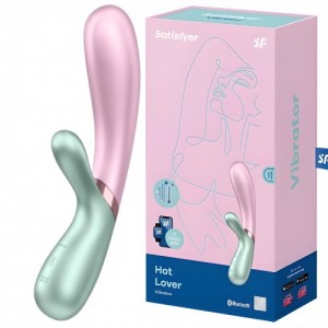 Смарт-вибратор с функцией нагрева Satisfyer Hot Lover мятно-розовый