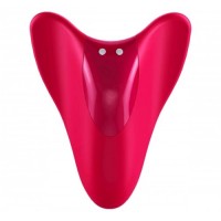 Перезаряжаемый вибратор на палец Satisfyer High Fly красный