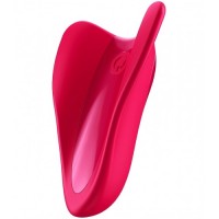 Перезаряжаемый вибратор на палец Satisfyer High Fly красный