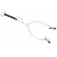 Зажимы для сосков с металлическим кольцом на пенис Зажимы для сосков с металлическим кольцом на пенис