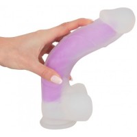Светящийся в темноте фаллос Glow in the Dark Dildo 26,5 см Светящийся в темноте фаллос Glow in the Dark Dildo 26,5 см