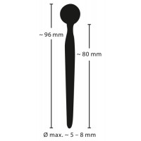 Силиконовый уретральный буж с жемчужиной Jewellery Pin