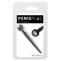 Силиконовый уретральный буж с жемчужиной Jewellery Pin