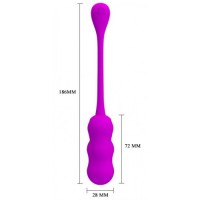 Перезаряжаемое виброяйцо Pretty Love Leshy с беспроводным управлением