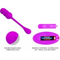 Перезаряжаемое виброяйцо Pretty Love Leshy с беспроводным управлением