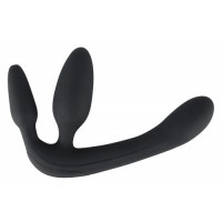 Безремневой страпон с вибрацией и ДУ пультом Strapless Strap-On