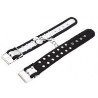 Серебряные наручники с металлическими заклёпками