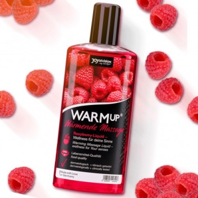 Разогревающее массажное масло WARMup со вкусом малины 150 мл