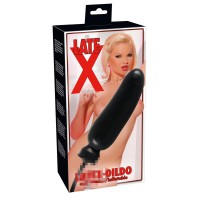 Латексный фаллос с грушей Latex-Dildo 20 см