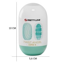 Двустороннее яйцо-мастурбатор Pretty Love Twist Angel Cupid-X