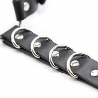 Бондажная сбруя черного цвета