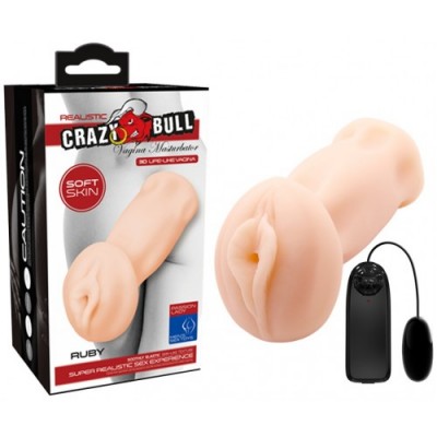 Мастурбатор-вагина с вибрацией Crazy Bull Ruby Мастурбатор-вагина с вибрацией Crazy Bull Ruby