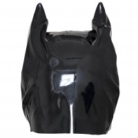 Латексная полушлем-маска кошки Латексная полушлем-маска кошки