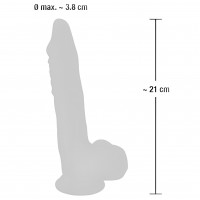 Фаллоимитатор реалистик Medical Silicone Dildo 21 см Фаллоимитатор реалистик Medical Silicone Dildo 21 см