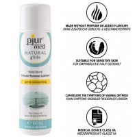 Нейтральный лубрикант на водной основе Pjur Med Natural glide 100 мл