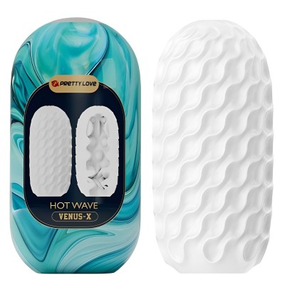 Двустороннее яйцо-мастурбатор Pretty Love Hot Wave Venus-X Двустороннее яйцо-мастурбатор Pretty Love Hot Wave Venus-X