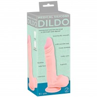 Фаллоимитатор реалистик Medical Silicone Dildo 21 см Фаллоимитатор реалистик Medical Silicone Dildo 21 см