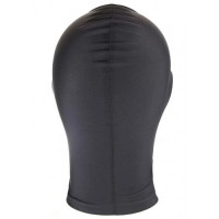 Черная маска для лица с открытым ртом