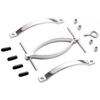 Металлический зажим с поводком для половых губ