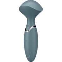 Перезаряжаемый мини-массажер с вибрацией Satisfyer Mini Wand-er серый