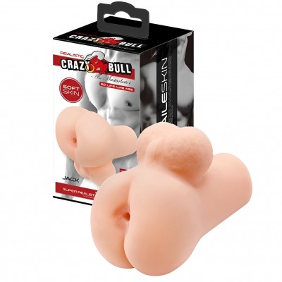 Реалистичный мастурбатор анус с мошонкой Jack