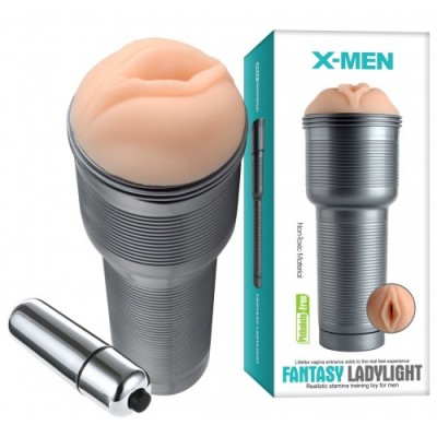 Мастурбатор в колбе с вибрацией X-Men Fantasy Ladylight