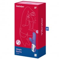 Вибратор для точки G с клиторальным стимулятором Satisfyer Magic Bunny Вибратор для точки G с клиторальным стимулятором Satisfyer Magic Bunny