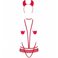 Дерзкий эротический костюм дьяволицы Evilia S/M