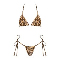 Эффектное мини-бикини Bella Vista с леопардовым принтом OS