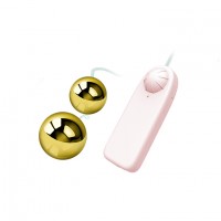 Вагинальные шарики Golden Balls с вибрацией Вагинальные шарики Golden Balls с вибрацией