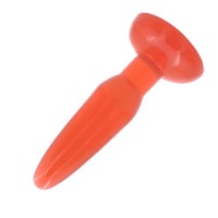 Анальная пробка на присоске красная Анальная пробка на присоске красная