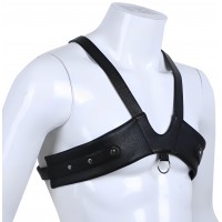 Мужская БДСМ сбруя с кольцом Мужская БДСМ сбруя с кольцом