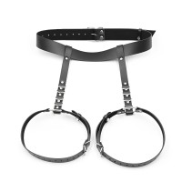 Бондажная сбруя черного цвета