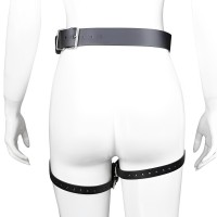 Бондажная сбруя черного цвета