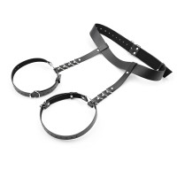 Бондажная сбруя черного цвета