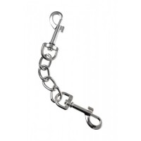 Черные БДСМ поножи из натуральной кожи