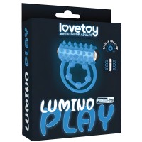 Двойное виброкольцо светящееся в темноте Lumino Play Vibrating Penis Ring