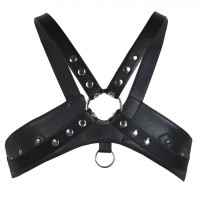 Мужская БДСМ сбруя с кольцом Мужская БДСМ сбруя с кольцом