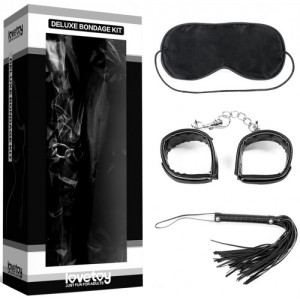 Набор для ролевых игр Deluxe Bondage Kit (наручники, плеть, маска)