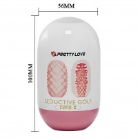 Двустороннее яйцо-мастурбатор Pretty Love Seductive Golf Cupid-X Двустороннее яйцо-мастурбатор Pretty Love Seductive Golf Cupid-X