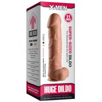 Рельефный фаллоимитатор-гигант X-Men Huge Dildo 37 см