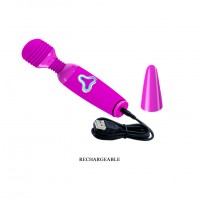 Вибромассажер Pretty Love Body Wand с 7 функциями вибрации розовый Вибромассажер Pretty Love Body Wand с 7 функциями вибрации розовый
