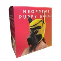 Фетиш-маска Angry Dog белая