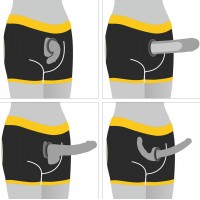 Шорты для страпона Horny Strapon Shorts M/L
