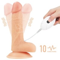 Страпон телесный с вибрацией Vibrating Easy Strapon Set 18 см Страпон телесный с вибрацией Vibrating Easy Strapon Set 18 см