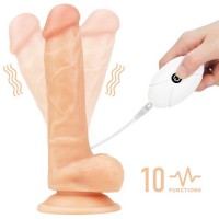 Страпон телесный с вибрацией Vibrating Easy Strapon Set 20 см
