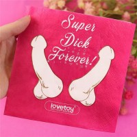 Бумажные салфетки Super Dick Forever 10 шт