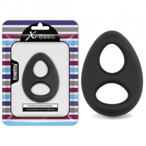 Двойное эрекционное кольцо Ultra Soft Platinum-Cure Silicone Cockring