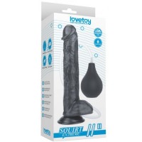 Черный фаллос с имитацией семяизвержения Lovetoy Squirt Extreme 28 см Черный фаллос с имитацией семяизвержения Lovetoy Squirt Extreme 28 см